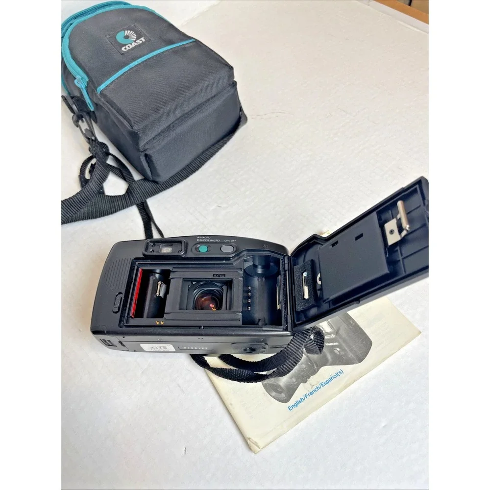 Samsung AF Zoom 1050 35mm Film Camera Point & Shoot Working w/ Case, Film,Manual
